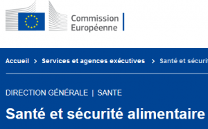 Site Commission européenne - page DG SANTE